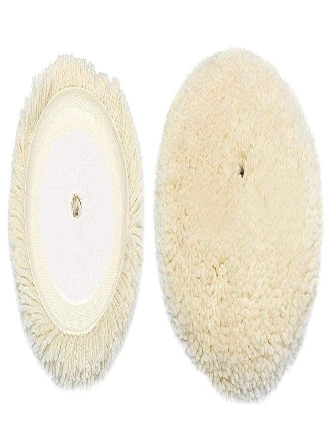 دي آي واي كرافتس مجموعة أدوات تلميع يدوية الصنع، 3 قطع، 7 بوصة، وسادات تلميع صوفية للتنظيف فقط، غطاء للأثاث/السيارة (7 بوصة، 185 مم)، وسادات تلميع من الصوف اللبادي لطحن الزجاج والبلاستيك والمعادن والرخام والسيارات (3 قطع، 7 بوصة) - Image 4